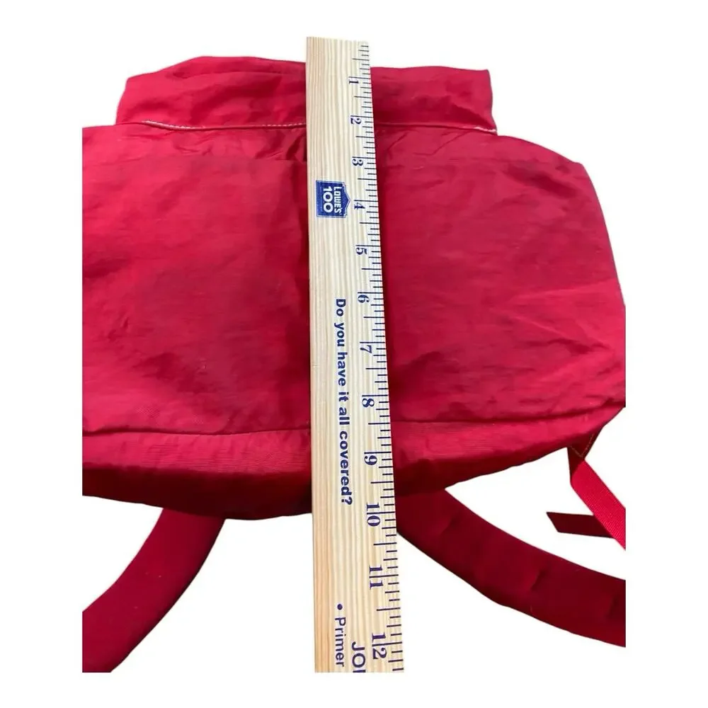 Vintage Y2K Invicta Red Nylon Backpack Milan, Italy Lightweight Great Condition‎